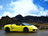 Luxury car rental  Lamborghini Gallardo spyder